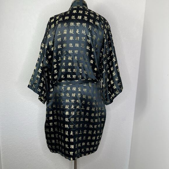 Stephen’s Collection Kimono + belt Unisex OS Chinese Tang Dynasty poem by Li Bai - Picture 2 of 8